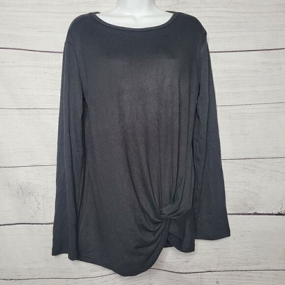 Women's Loose Fit Front Knot Top Medium - Picture 1 of 4
